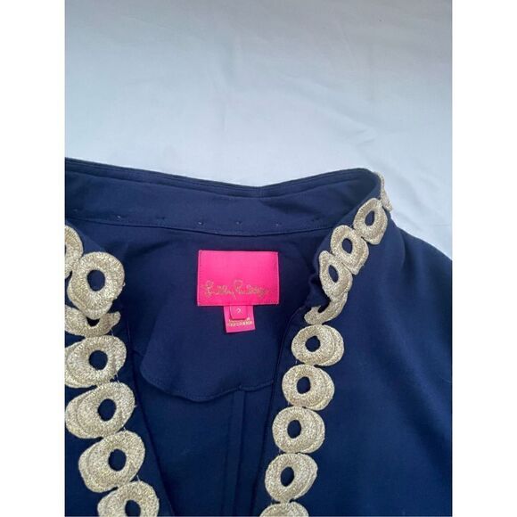 Lily Pulitzer Women’s Grace Lynn Stretch Dress Blue Size 2 - Picture 8 of 11